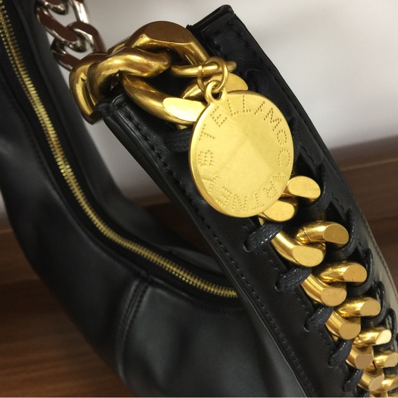 🍀🍾Women's Stella McCartney Frayme Small Zipped Shoulder Bag - Picture 5 of 7